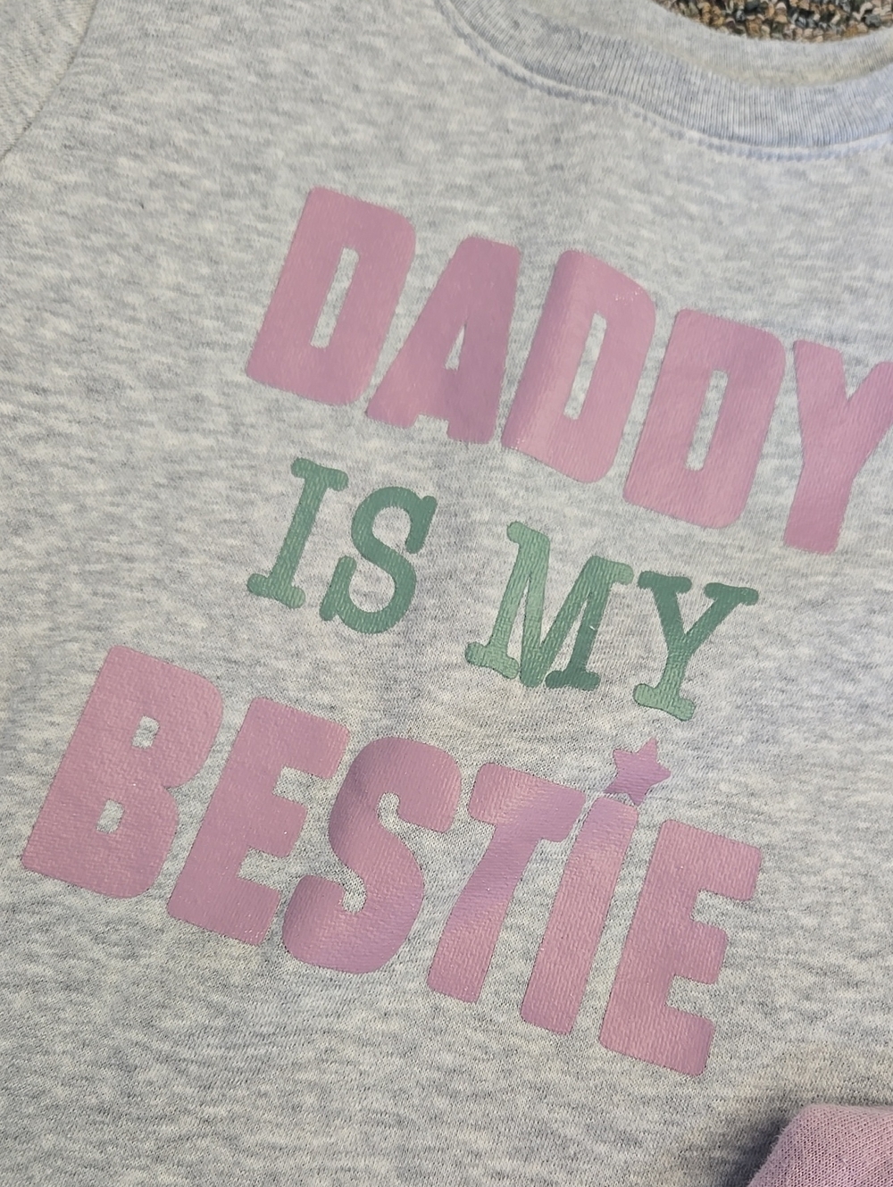 5t Girls 'Daddy Is My Bestie' Sweatshirt & Joggers Set
